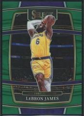 LeBron James [Green Prizm] Basketball Cards 2021 Panini Select Prices