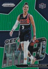 Natasha Cloud [Green] #14 Basketball Cards 2023 Panini Prizm WNBA Get Hyped Prices