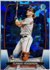 Gunnar Henderson #10 Baseball Cards 2023 Bowman Chrome Sapphire Prices