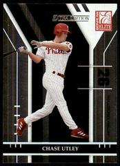 Chase Utley #141 Baseball Cards 2004 Donruss Elite Extra Edition Prices