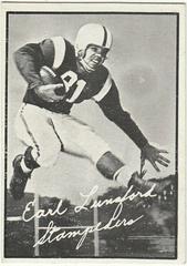 Earl Lunsford #21 Football Cards 1961 Topps CFL Prices