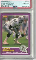 Jerry Robinson #362S Football Cards 1989 Panini Score Supplemental Prices