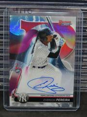 Everson Pereira [Red Refractor] Baseball Cards 2020 Bowman's Best of 2020 Autographs Prices