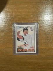 Trevor Story [Red Ink] #ROA-TS Baseball Cards 2016 Topps Heritage Real One Autographs Prices