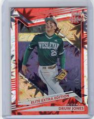 Druw Jones [Red] Baseball Cards 2022 Panini Elite Extra Edition Prices
