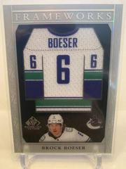 2021-22 SP Game Used Brock Boeser Embroidered History The Flow + 1987 GPK