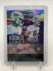 Hunter Long [Black] #RS-HL Football Cards 2021 Panini Illusions Rookie Signs Autographs Prices