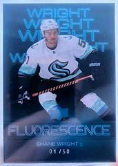Shane Wright [Blue] Hockey Cards 2022 Upper Deck Fluorescence Prices