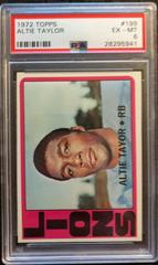 Altie Taylor Football Cards 1972 Topps Prices