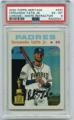 Fernando Tatis Jr. [Chrome White Refractor] #437 Baseball Cards 2020 Topps Heritage Prices
