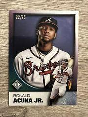 Ronald Acuna Jr. [Gold Refractor Variation] #19 Baseball Cards 2023 Topps Transcendent Prices