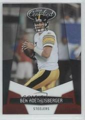 Ben Roethlisberger Football Cards 2010 Panini Certified Prices