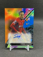 Virgil Van Dijk [Orange] Soccer Cards 2021 Topps Finest UEFA Champions League Autographs Prices