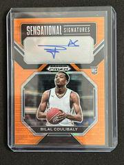 Bilal Coulibaly [Orange Pulsar] #SS-BCB Basketball Cards 2023 Panini Prizm Draft Picks Sensational Signatures Prices