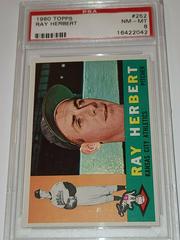 Ray Herbert #252 Baseball Cards 1960 Topps Prices