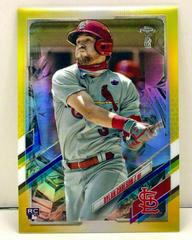 Dylan Carlson [Gold Refractor] Baseball Cards 2021 Topps Chrome Ben Baller Prices