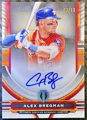 Alex Bregman [Red] #TA-AB Baseball Cards 2023 Topps Tribute Autographs Prices