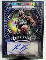 Bruce Brown [Purple] Basketball Cards 2021 Panini Obsidian Galaxy Autographs Prices