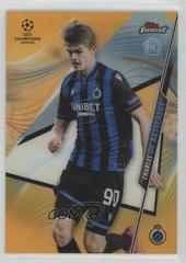 Charles de Ketelaere [Orange Refractor] #54 Soccer Cards 2020 Topps Finest UEFA Champions League Prices
