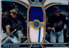 Pete Alonso, Mike Piazza Baseball Cards 2023 Topps Tribute Dual Relics 2 Image Prices