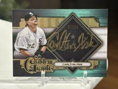 Carlton Fisk [Green] Baseball Cards 2022 Topps Five Star Golden Graphs Autographs Prices