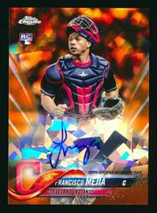 Francisco Mejia [Orange] #AC-FM Baseball Cards 2018 Topps Chrome Sapphire Rookie Autographs Prices