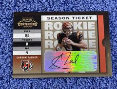Carson Palmer [Autograph Hawaii 2004] #126 Football Cards 2003 Playoff Contenders Prices