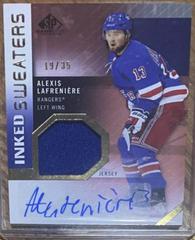 Alexis Lafreniere Hockey Cards 2021 SP Game Used Inked Sweaters Autograph Prices