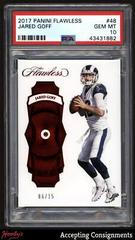 Jared Goff #48 Football Cards 2017 Panini Flawless Prices