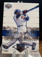 Sammy Sosa #9 Baseball Cards 2002 Upper Deck Honor Roll Prices