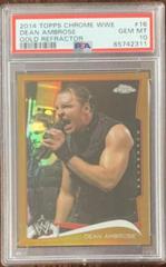 Dean Ambrose [Gold] #16 Wrestling Cards 2014 Topps Chrome WWE Prices