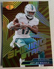 Jaylen Waddle [Gold] #10 Football Cards 2023 Panini Illusions Shining Star Prices