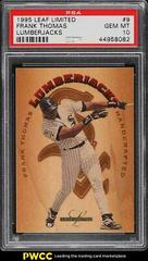 Frank Thomas #9 Baseball Cards 1995 Leaf Limited Lumberjacks Prices