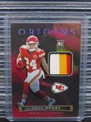 Skyy Moore [Red] #ROP-SMO Football Cards 2022 Panini Origins Rookie Patches Prices