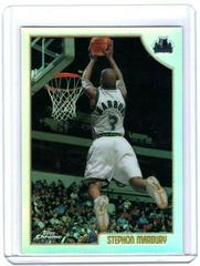 Stephon Marbury Refractor Basketball Cards 1998 Topps Chrome Prices