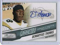 Demaryius Thomas [Draft Picks Rights Autograph] #230 Football Cards 2010 Panini Prestige Prices