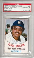 Reggie Jackson #3 Baseball Cards 1977 Hostess Twinkies Hand Cut Prices