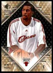 Demetris Nichols #101 Basketball Cards 2007 SP Rookie Edition Prices