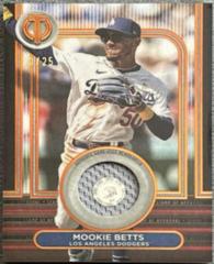 Mookie Betts [Orange] #SOA-MB Baseball Cards 2024 Topps Tribute Stamp of Approval Prices