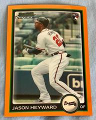 Jason Heyward [Orange Refractor] Baseball Cards 2010 Bowman Chrome Prices