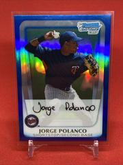 Jorge Polanco [Blue Refractor] #BCP159 Baseball Cards 2011 Bowman Chrome Prospects Prices