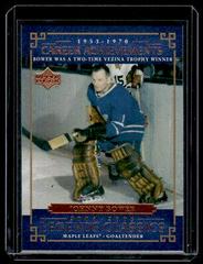 Johnny Bower Hockey Cards 2004 Upper Deck Legends Classics Prices
