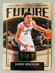 Jaden Springer #3 Basketball Cards 2021 Panini Select Future Prices