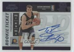 Tyler Hansbrough Autograph Basketball Cards 2009 Playoff Contenders Prices
