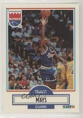 Travis Mays Basketball Cards 1990 Fleer Update Prices