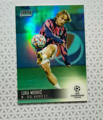 Luka Modric [Aqua Refractor] Soccer Cards 2020 Stadium Club Chrome UEFA Champions League Prices