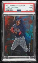 Tyler Freeman [Red Foil] #48 Baseball Cards 2021 Bowman Inception Prices