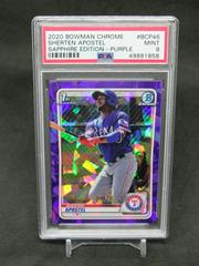 Sherten Apostel [Purple] #BCP-46 Baseball Cards 2020 Bowman Sapphire Prices