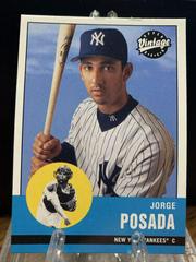 Jorge Posada #154 Baseball Cards 2001 Upper Deck Vintage Prices