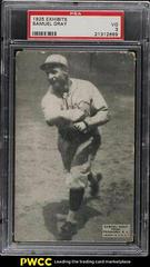 Samuel Gray Baseball Cards 1925 Exhibits Prices